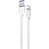 Дата кабель USB 2.0 AM to USB-C 1.0m 5A white ColorWay (CW-CBUC019-WH)