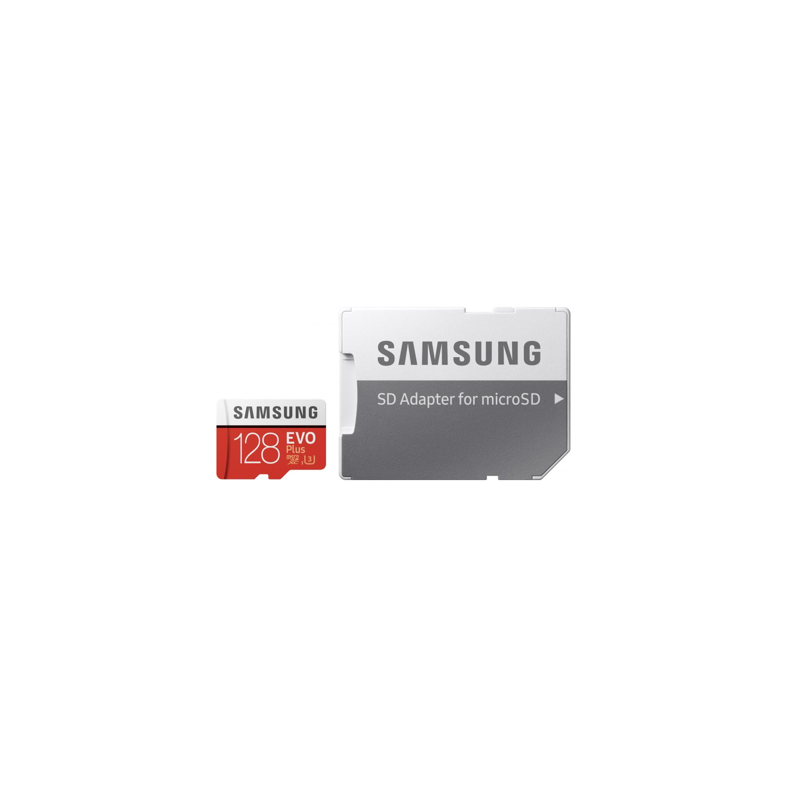 Карта пам'яті Samsung 128GB microSDXC class 10 UHS-I EVO Plus (MB-MC128HA/RU) зображення 6