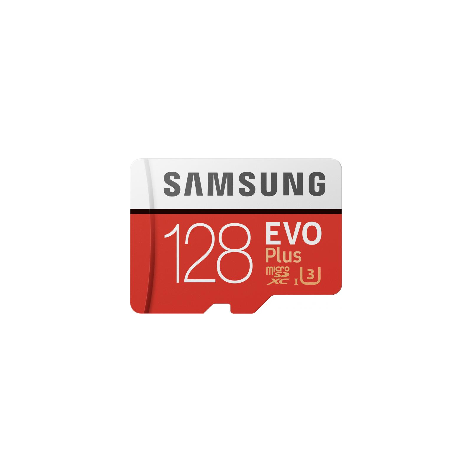 Карта пам'яті Samsung 128GB microSDXC class 10 UHS-I EVO Plus (MB-MC128HA/RU)
