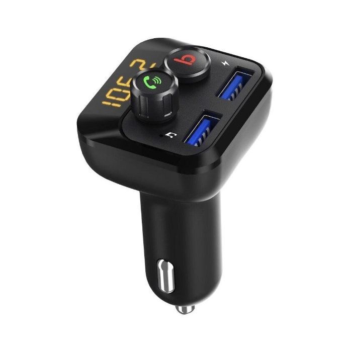 FM модулятор Grand-X 98GRX MegaBass, Bluetooth V5.0 MicroSD, 2USB , MegaBass, han (98GRX) зображення 5