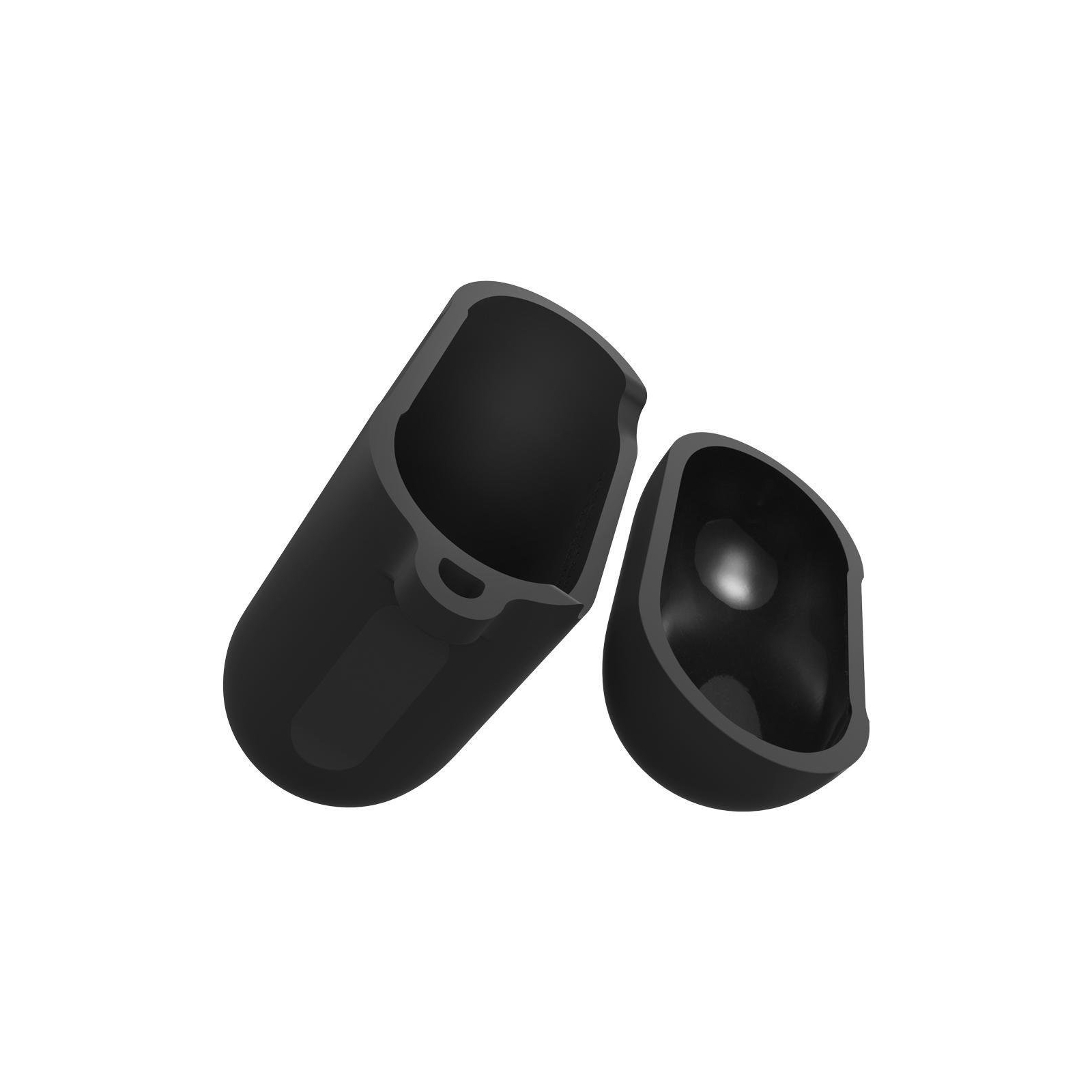 Чохол для навушників Spigen AirPods Silicone, Black (066CS24808) зображення 4