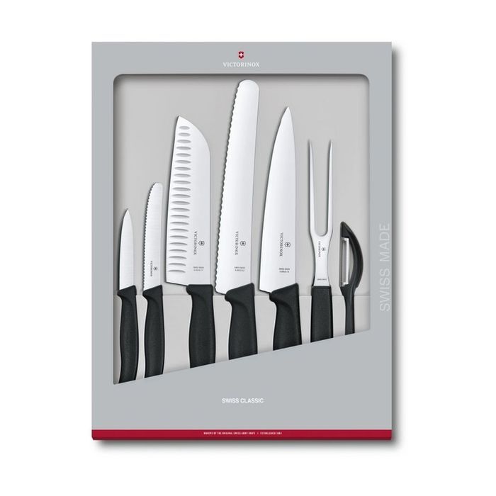 Набір ножів Victorinox SwissClassic 7 шт Black (6.7133.7G)