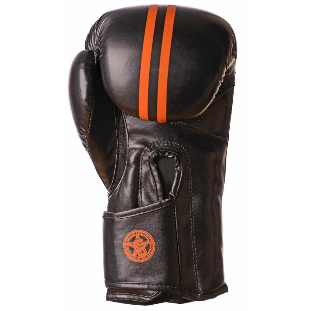 Боксерські рукавички PowerPlay 3016 14oz Black/Orange (PP_3016_14oz_Black/Orange) зображення 2