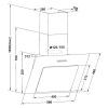 Витяжка кухонна Pyramida NR 60 PK WHITE зображення 10