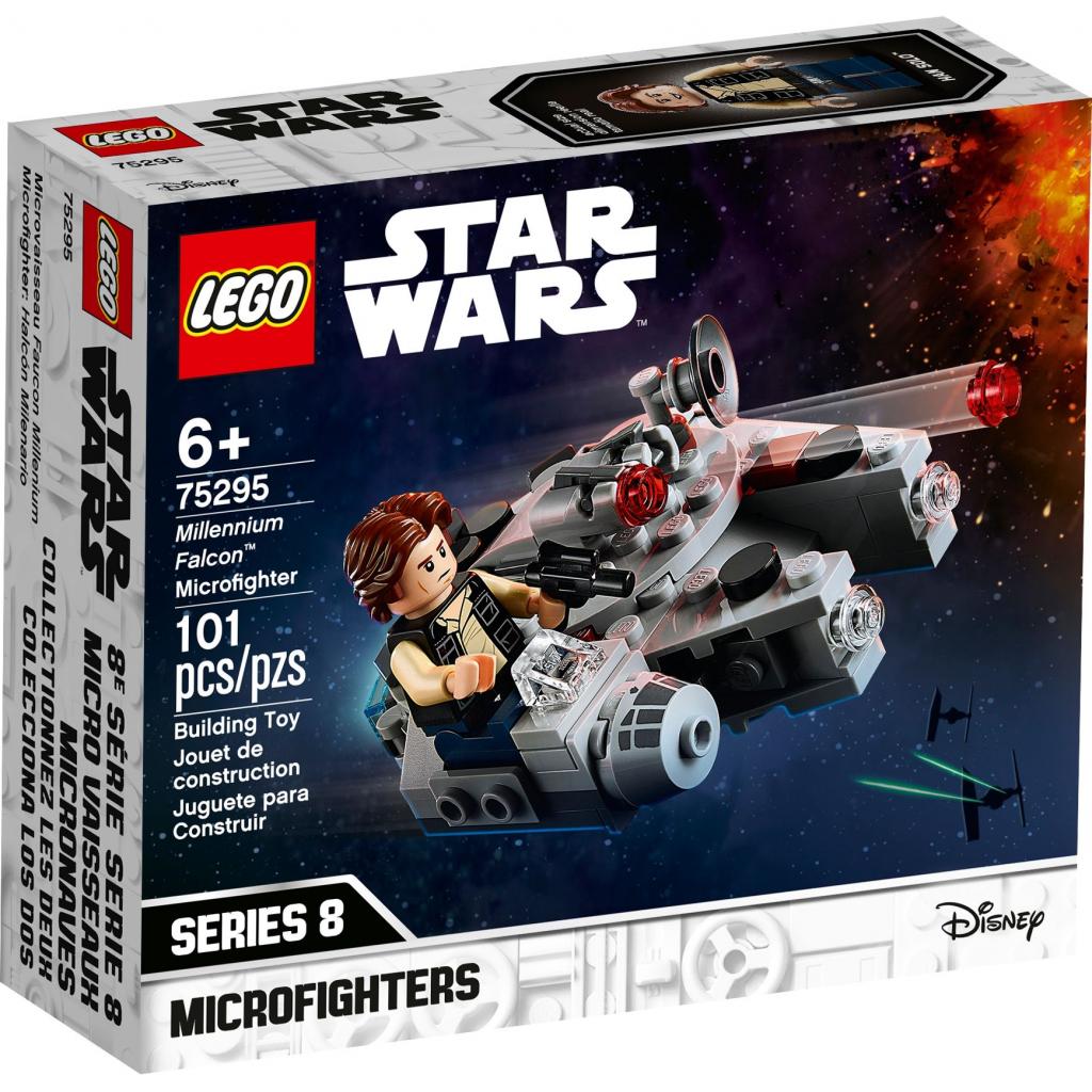 Конструктор LEGO Star Wars Микроистребитель Тысячелетний сокол 101 деталь (75295)