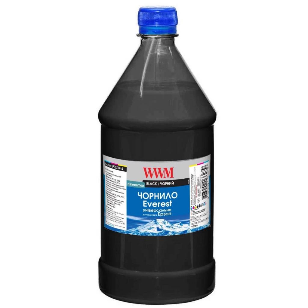 Чорнило WWM EVEREST для Epson 1000г Black Pigment (EP02/BP-4)