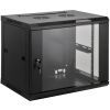 Шкаф настенный Kingda 15U 19" 600x600 RAL9004 (KD-007-6615)