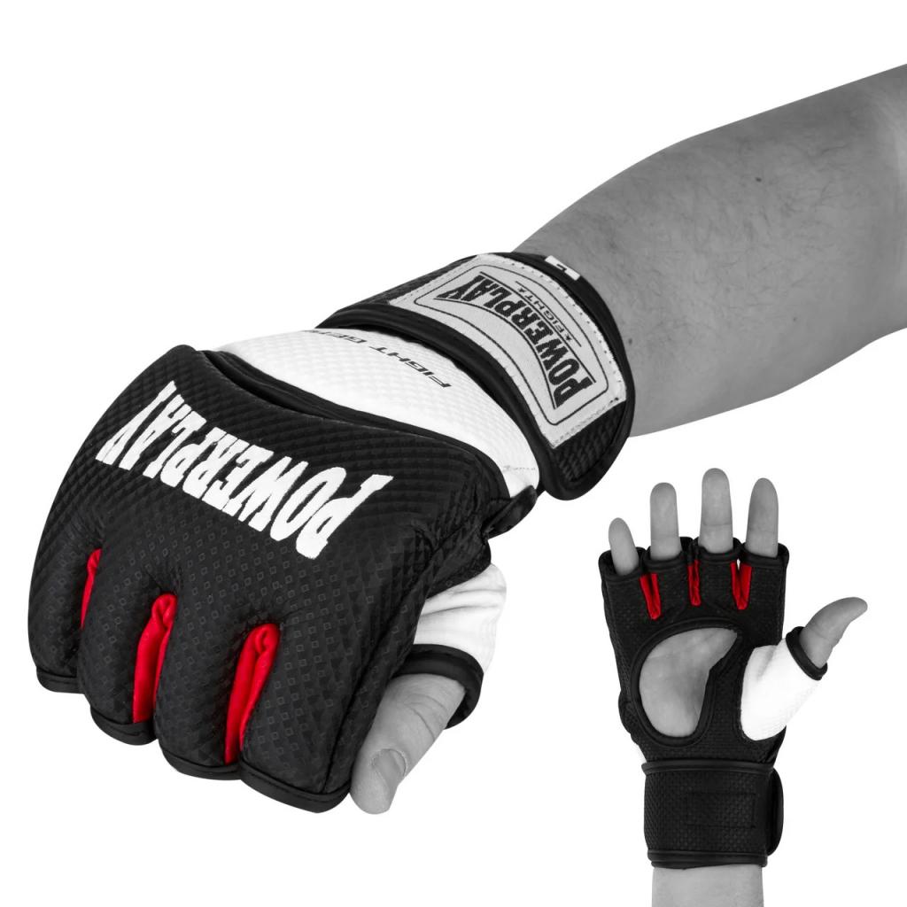 Перчатки для MMA PowerPlay 3075 S Black/White (PP_3075_S_Bl/White)