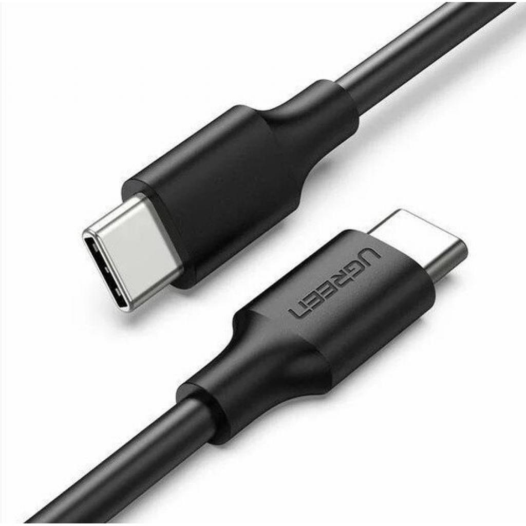 Дата кабель USB-C to USB-C 1.0m US286 3A Black Ugreen (50997)