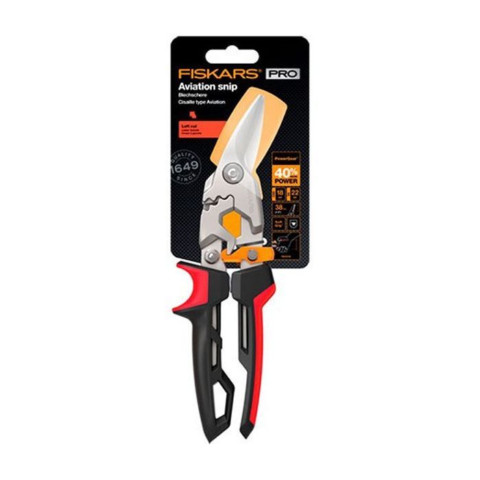 Ножиці по металу Fiskars PowerGear Aviation Snip (1027207) (1027207) зображення 3