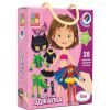 Розвиваюча іграшка Vladi Toys Магнітна одевалка Єва, укр. (VT3702-08)