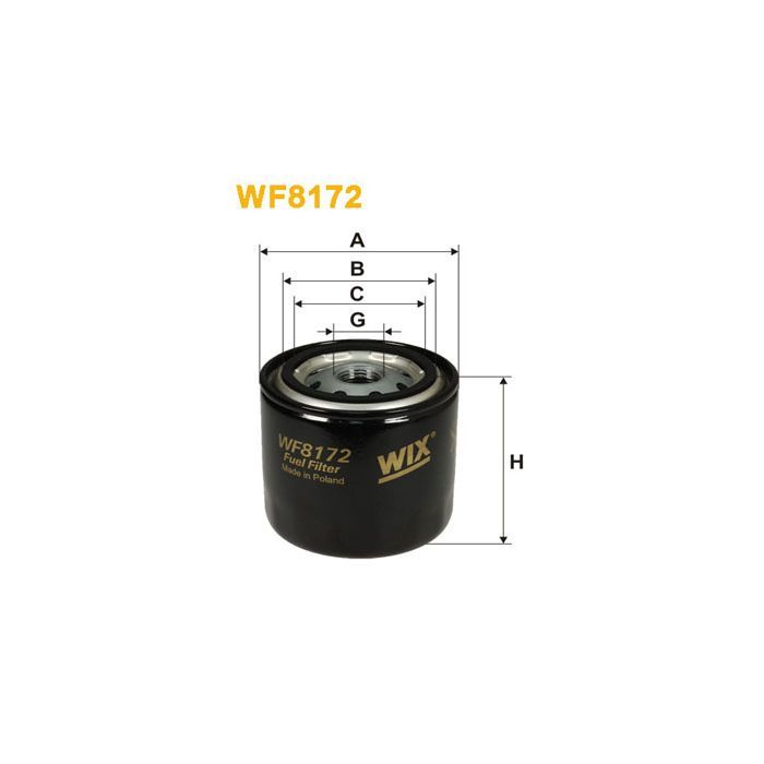 Фильтр топливный Wixfiltron WF8172