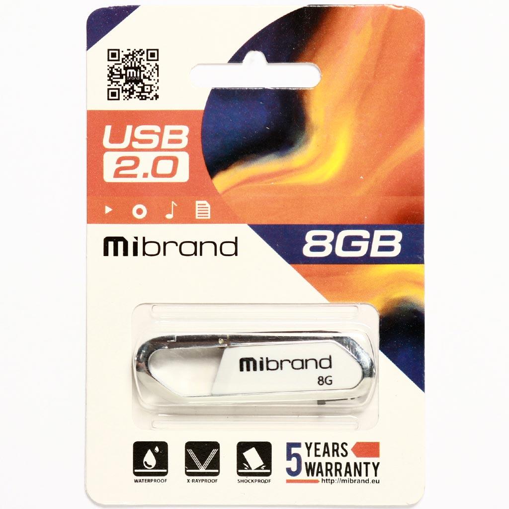 USB флеш накопитель Mibrand 8GB Aligator Black USB 2.0 (MI2.0/AL8U7B) изображение 2