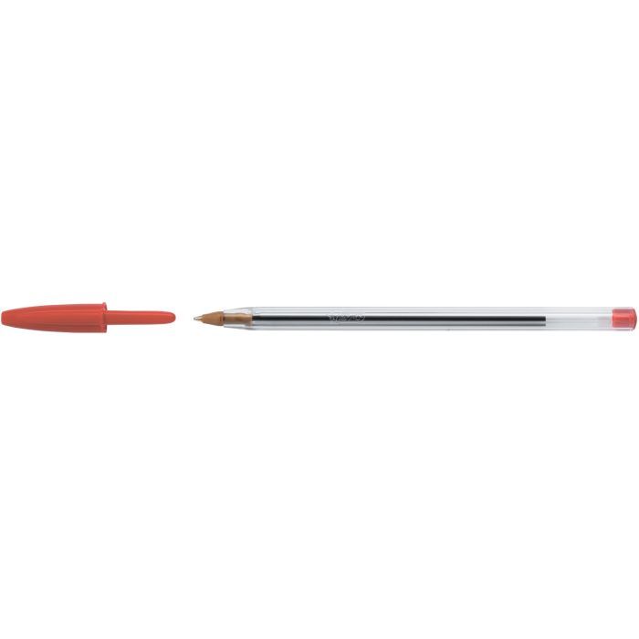 Ручка шариковая Bic Cristal, красная (bc847899)