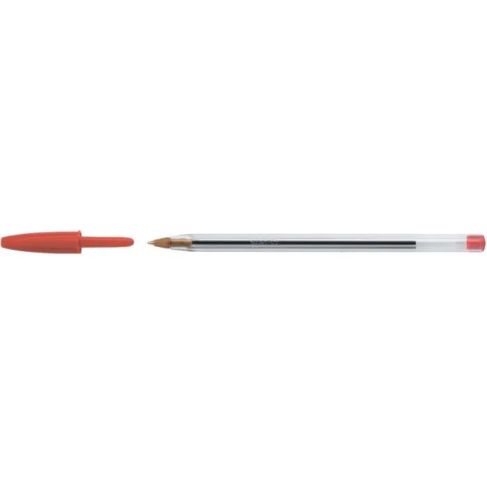 Ручка шариковая Bic Cristal, красная (bc847899)