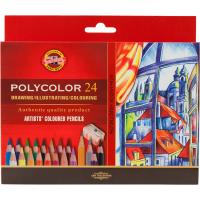 Фото - Карандаши Koh-i-Noor Олівці кольорові  Polycolor художні 24 кольорів  3834 (3834)