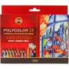 Карандаши цветные Koh-i-Noor Polycolor художественные 24 цвета (3834)