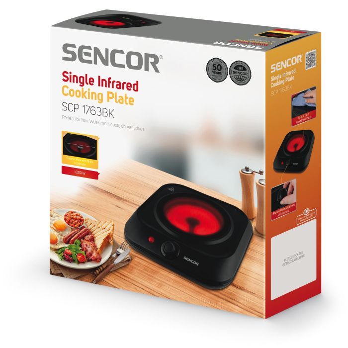 Настольная плита Sencor SCP1763BK изображение 2