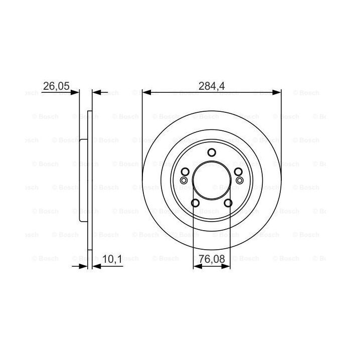 Гальмівний диск Bosch 0 986 479 A47 зображення 5
