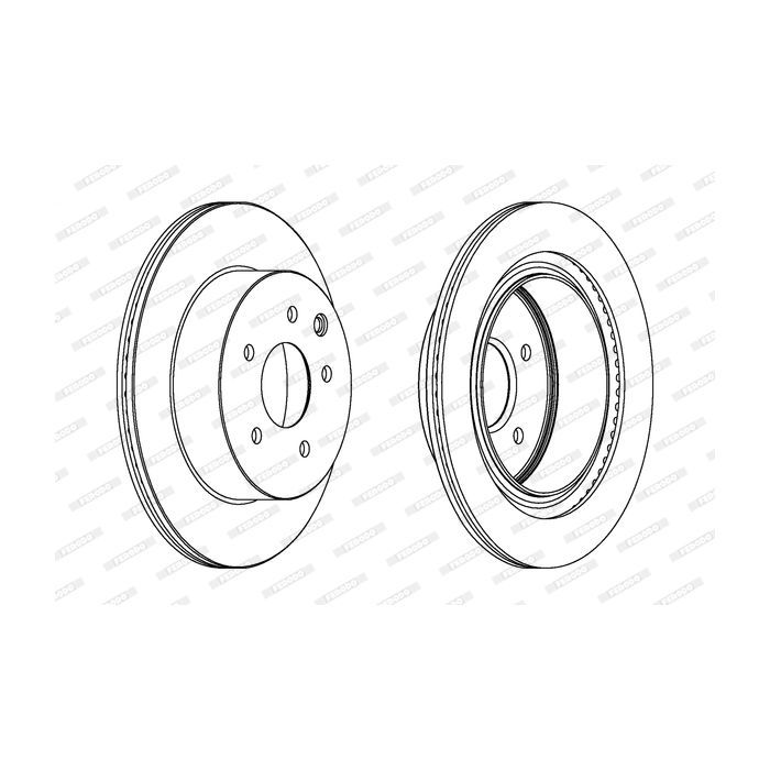 Тормозной диск FERODO DDF1579