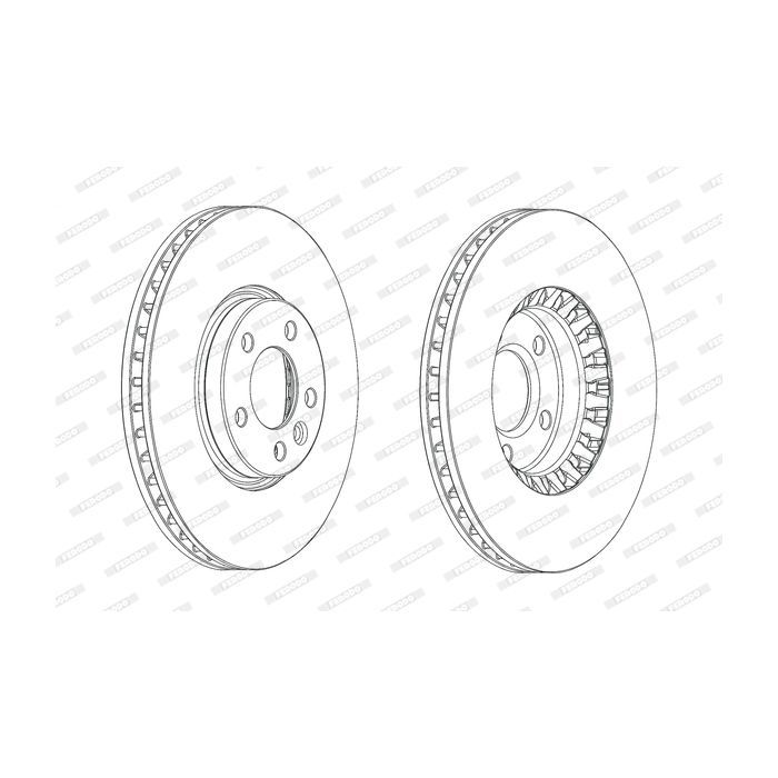 Тормозной диск FERODO DDF2182C-1