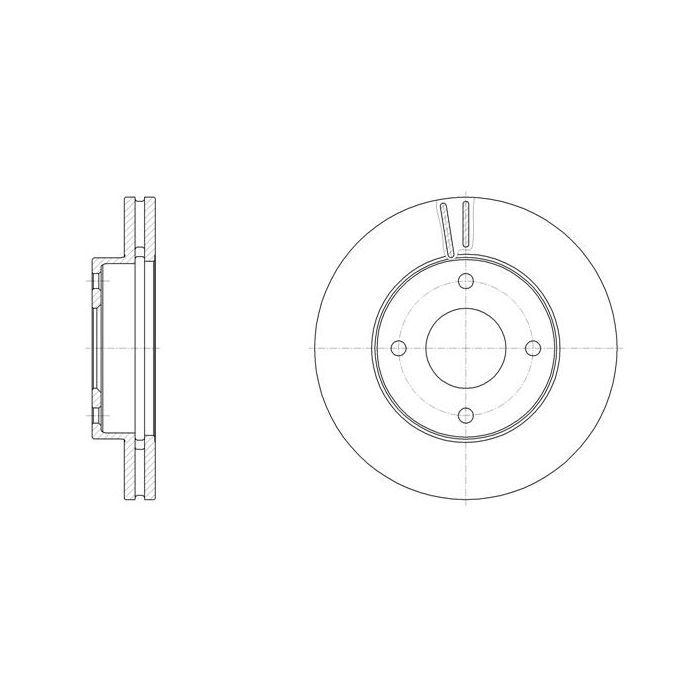 Тормозной диск REMSA 61532.10