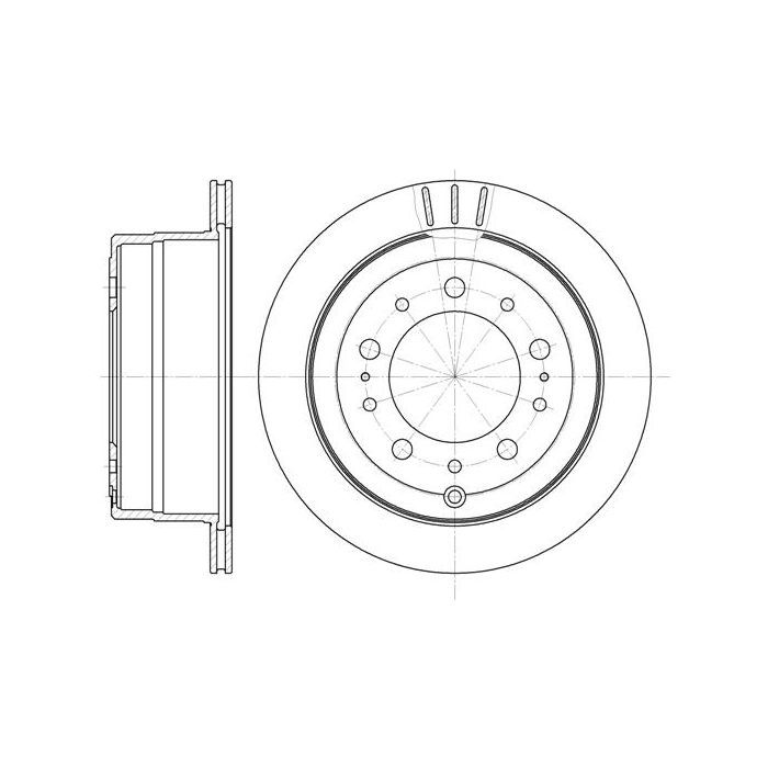 Тормозной диск REMSA 6948.10