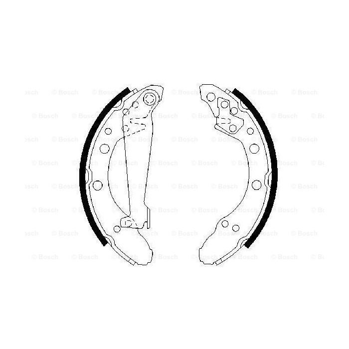 Гальмівні колодки Bosch 0 986 487 536 зображення 5