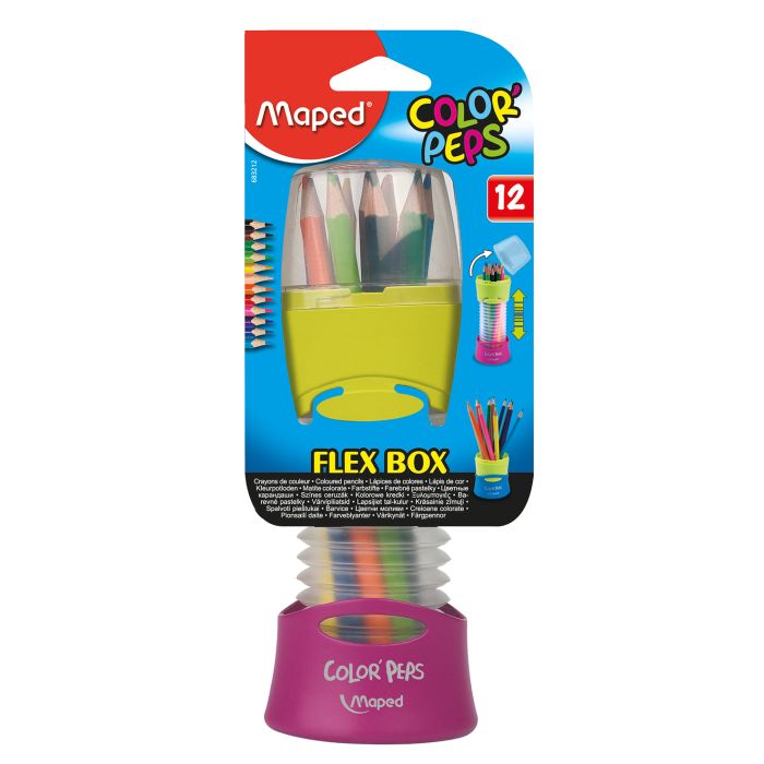 Олівці кольорові Maped Color Peps Classic 12 кол. розсувний пенал (MP.683212) зображення 2