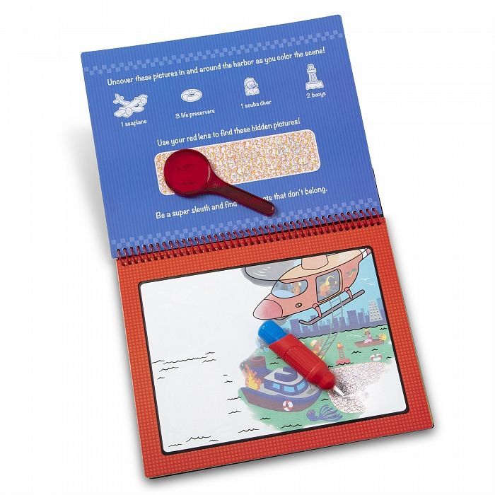 Набір для творчості Melissa&Doug Мега-водна чарівна розмальовка Пригоди (MD30172) зображення 3