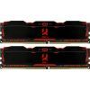 Модуль памяти для компьютера DDR4 32GB (2x16GB) 3200 MHz IRDM Black Goodram (IR-X3200D464L16A/32GDC)