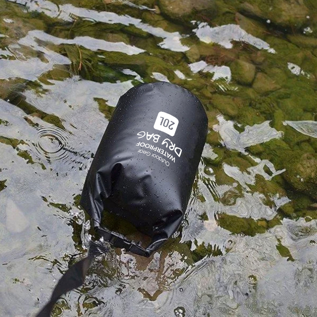 Гермомешок Armorstandart Waterproof Outdoor Gear 20L Black (ARM59238) изображение 3