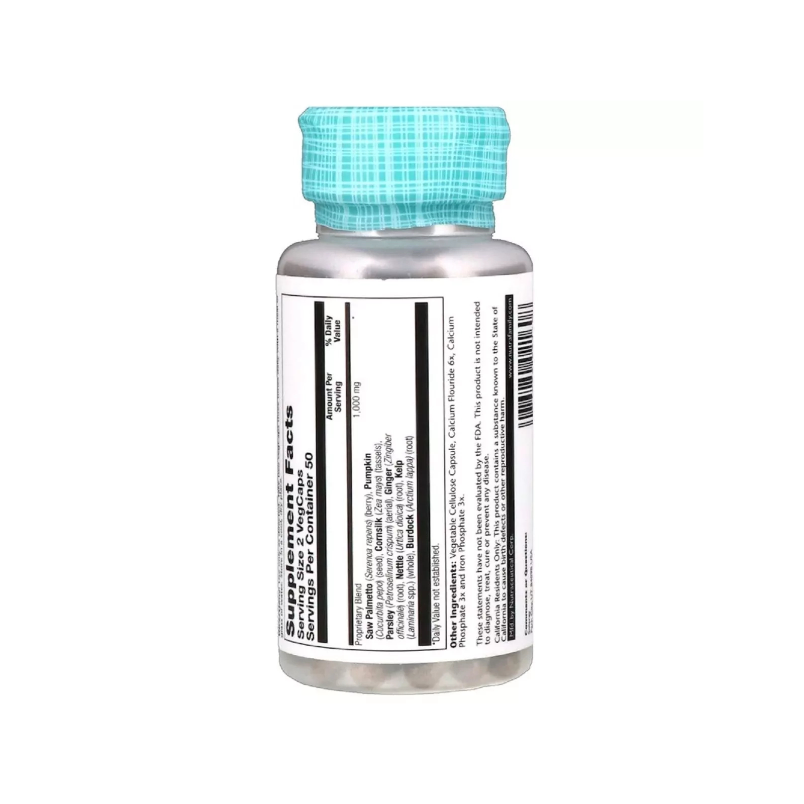 Мультивитамин Solaray Комплекс Для Поддержки Функции Простаты, Prostate Blend SP-1 (SOR-02160) изображение 2
