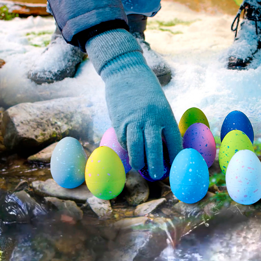 Игровой набор #sbabam растущий в яйце Dino Eggs Winter - Зимние динозавры (T059-2019) изображение 12