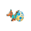 Игровой набор #sbabam растущий в яйце Dino Eggs Winter - Зимние динозавры (T059-2019) изображение 2