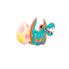 Игровой набор #sbabam растущий в яйце Dino Eggs Winter - Зимние динозавры (T059-2019) изображение 4