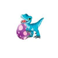 Игровой набор #sbabam растущий в яйце Dino Eggs Winter - Зимние динозавры (T059-2019) изображение 9