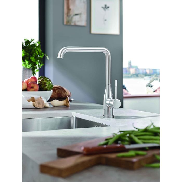 Змішувач Grohe ACCENT OHM L СУПЕРСТАЛЬ (30423DC0) зображення 2
