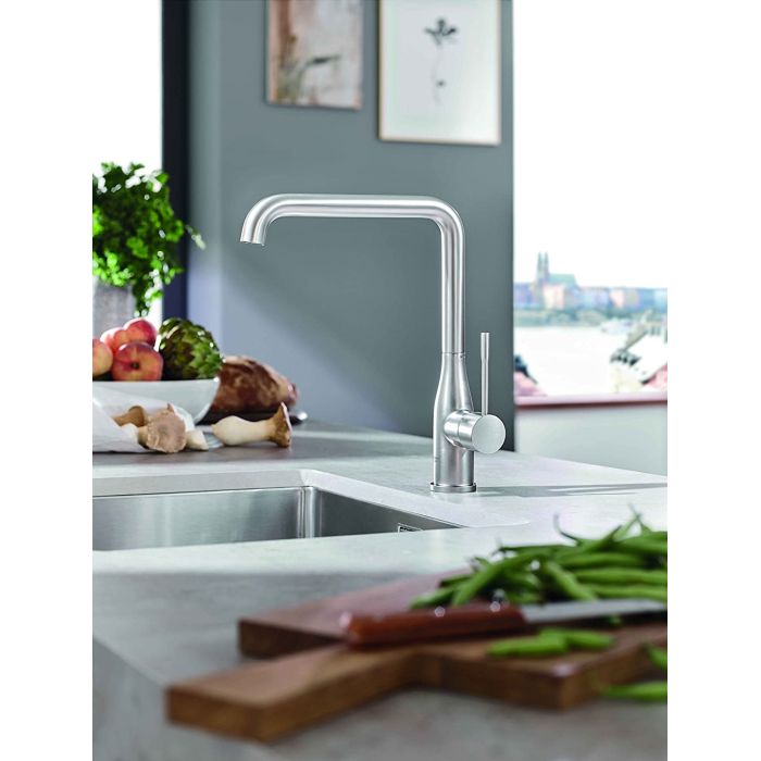 Змішувач Grohe ACCENT OHM L СУПЕРСТАЛЬ (30423DC0) зображення 4