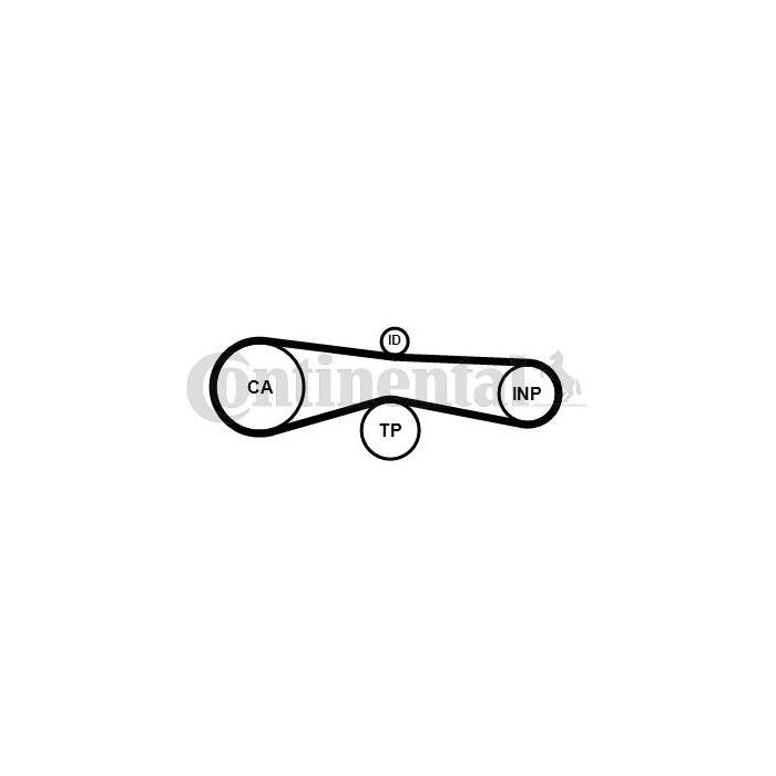 Ремінь ГРМ CONTITECH CT1131 зображення 2