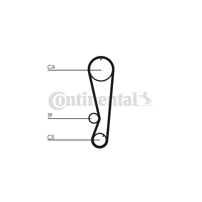 Ремень ГРМ CONTITECH CT827 изображение 2