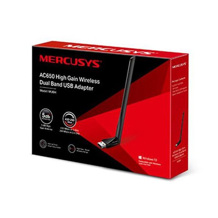Сетевая карта Wi-Fi Mercusys MU6H изображение 4