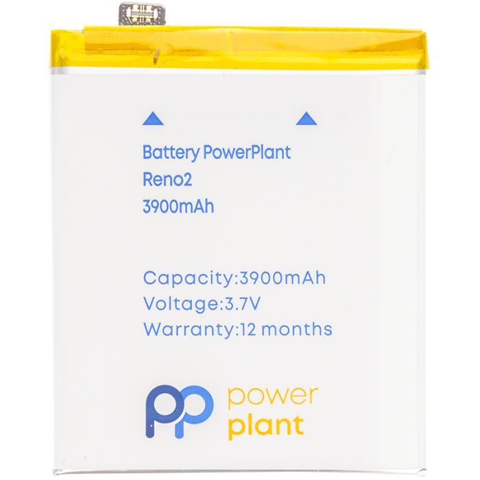 Аккумуляторная батарея PowerPlant OPPO Reno2 (BLP737) 3900mAh (SM130474)