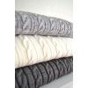 Плед Прованс Soft коси Сірий 90x130 см (11695) зображення 3