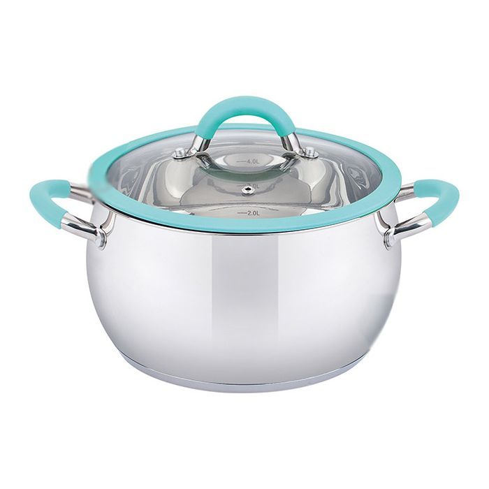 Кастрюля Pepper Apple Mint Silicone 22 см 5,0 л PR-1110-22 (107800)