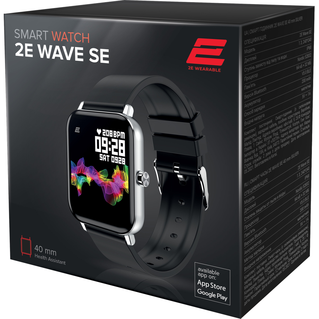 Смарт-часы 2E Wave SE 40 mm Silver (2E-CWW10SL) изображение 2