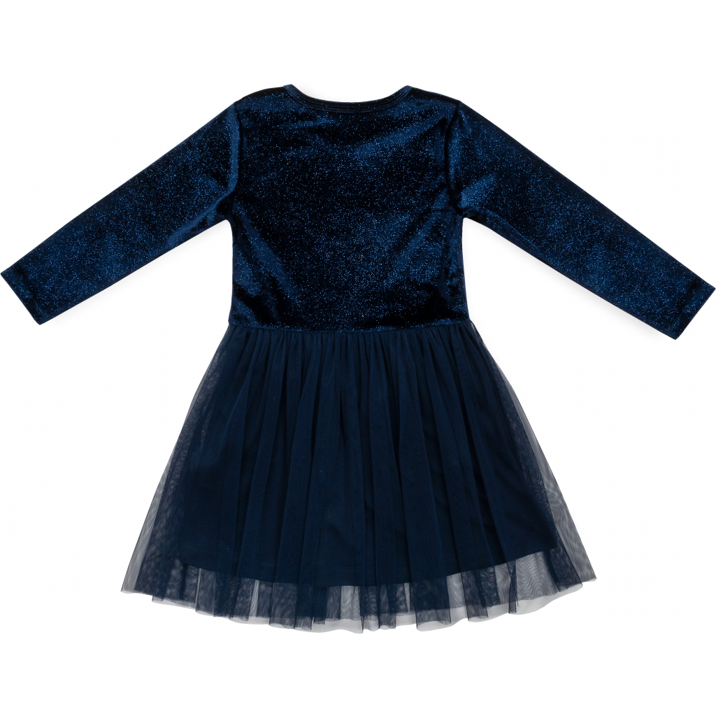 Платье Breeze велюровое с фатиновой юбкой (16968-164G-blue) изображение 2