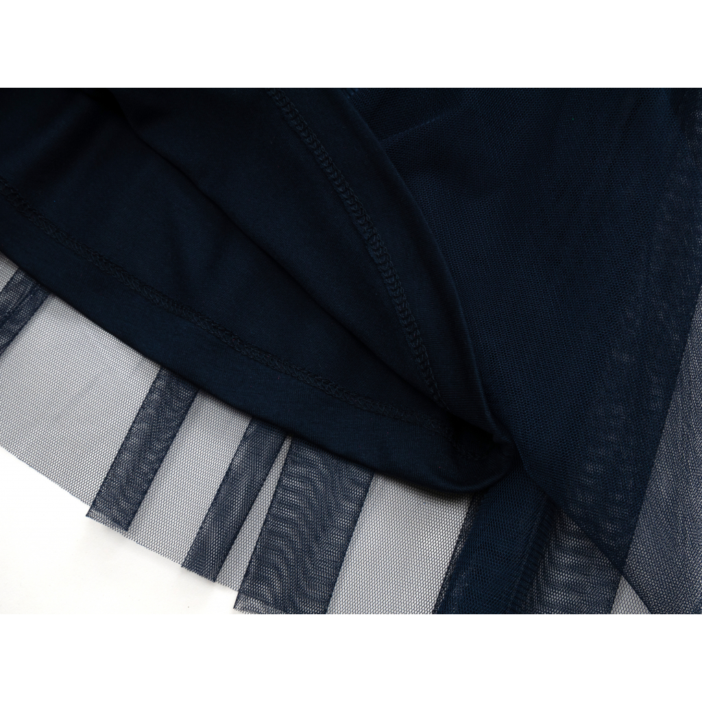 Платье Breeze велюровое с фатиновой юбкой (16968-164G-blue) изображение 4
