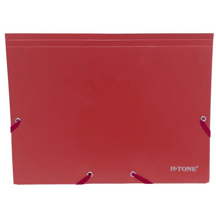 Папка на резинках H-Tone А4, синяя (FOLD-HT-JJ40941-BL)