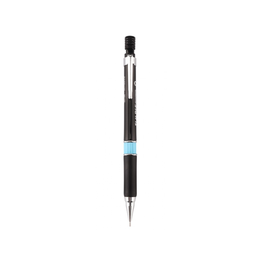 Олівець механічний Baoke НВ 0,5 мм, з грипом, з ластиком, чорний (PENCIL-BAO-ZD111) зображення 4
